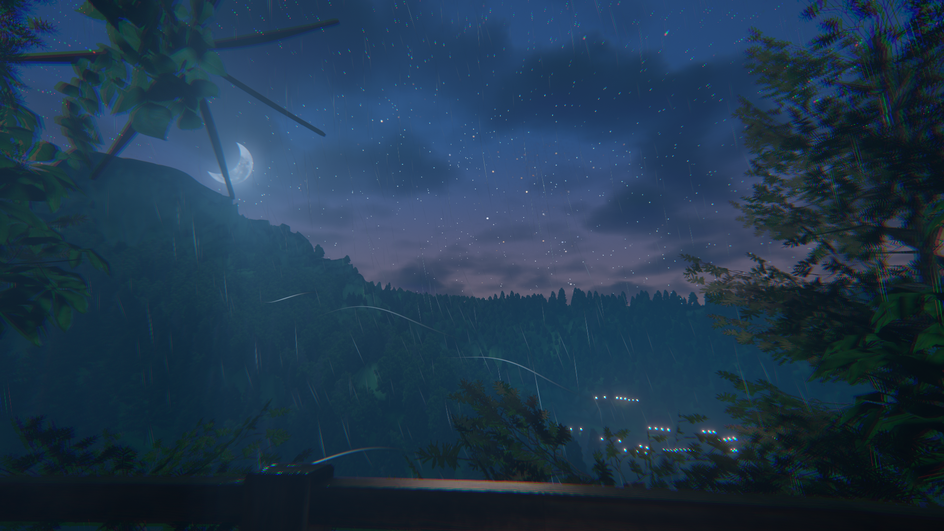 Moonlight scenery