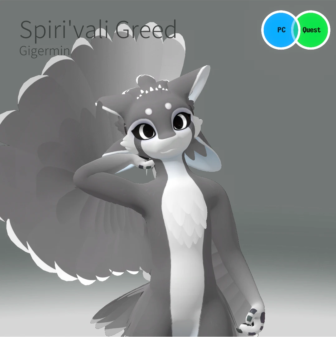 Gray and white Spiri'vali retexture